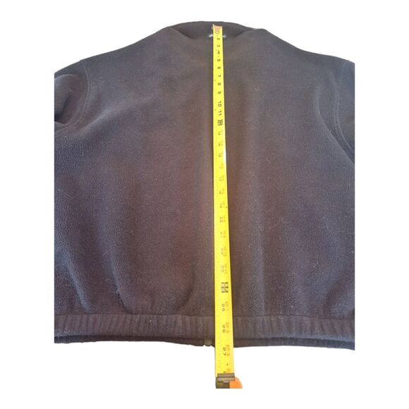 Eddie Bauer Polartec Jacket Sherpa Fleece Full Zip Front Pockets Stretch Size L - Picture 9 of 10